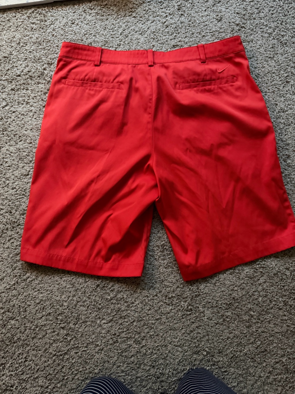 Nike Golf Tour Performance Dri-Fit shorts in Red Orange Mens Size 36 W - Picture 3 of 6